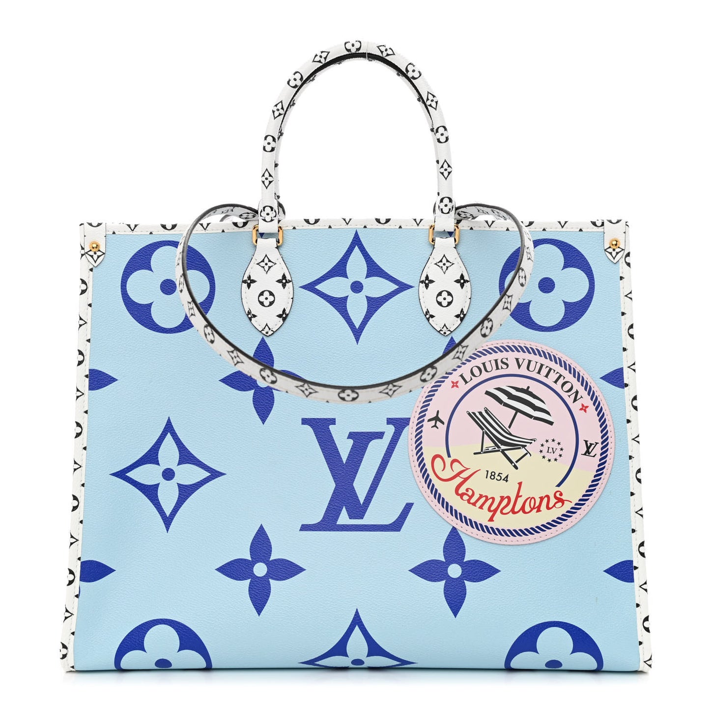 Monogram Giant Hamptons Onthego Blue