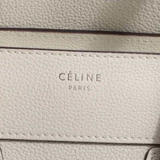 Drummed Calfskin Mini Luggage Bag Lune