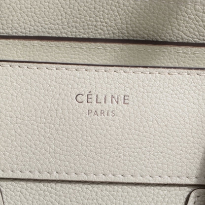 Celine Drummed Calfskin Mini Luggage Bag Lune 9 of 10