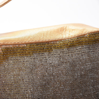 Fendi Beaded Baguette Gold Silver 13 of 15