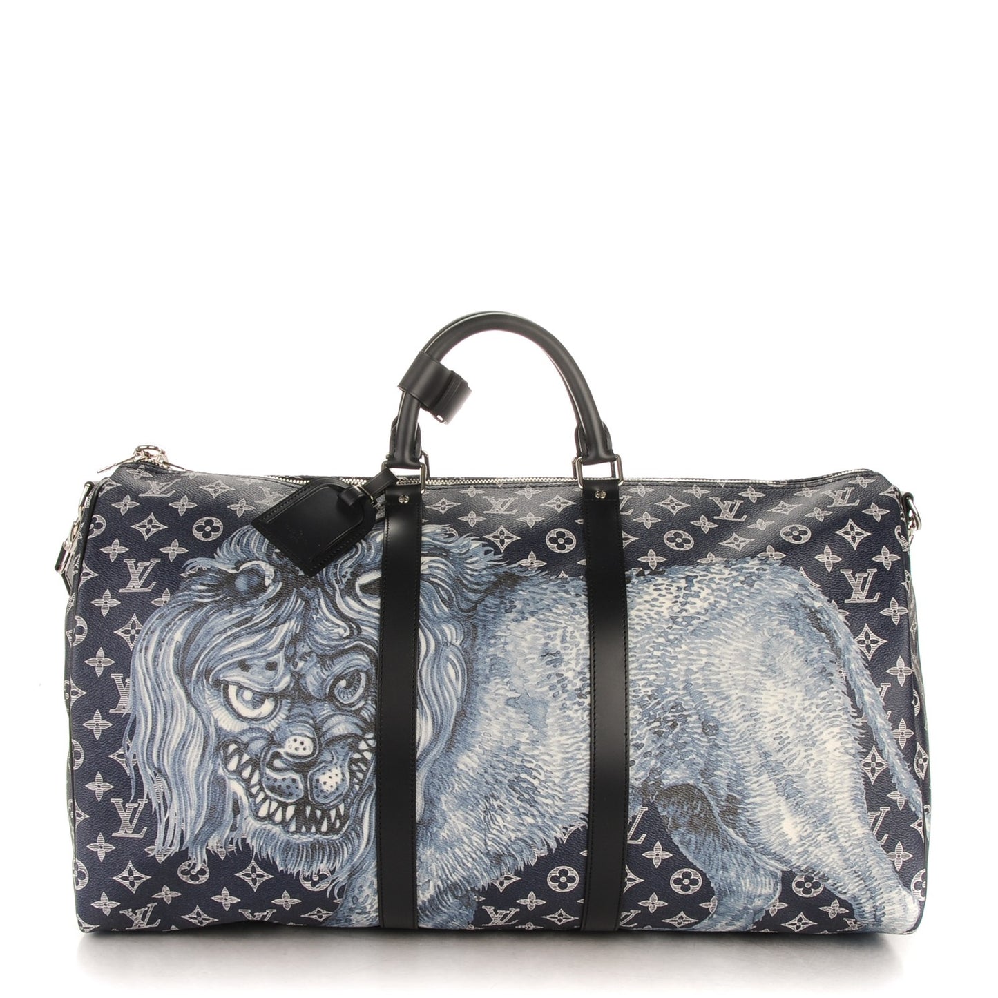 Savane Monogram Lion Chapman Keepall Bandouliere 55 Encre