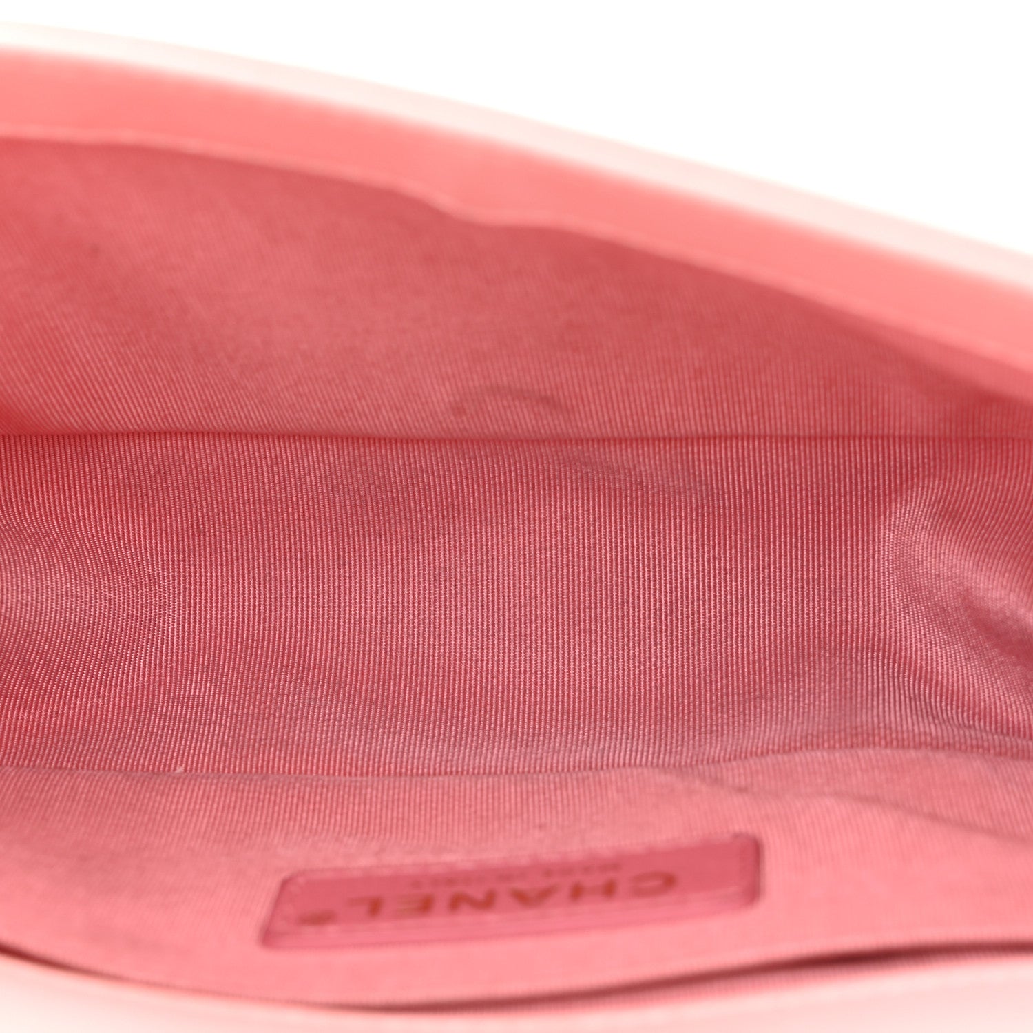 Chanel Calfskin Chevron Embroidered Small Boy By The Sea Flap Pink 5 of 14