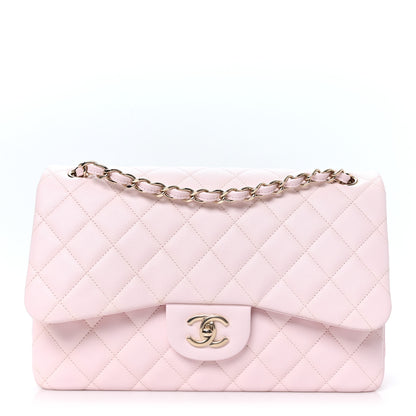 Chanel Caviar Quilted Jumbo Double Flap Light Pink 1 of 11