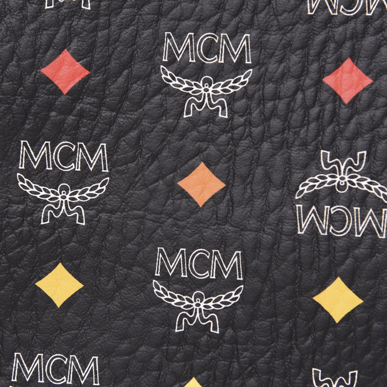 MCM Skyoptic Visetos Crossbody Pouch Spectrum Diamond Black 8 of 8