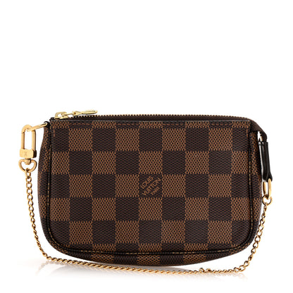Louis Vuitton Damier Ebene Mini Pochette Accessories 1 of 8