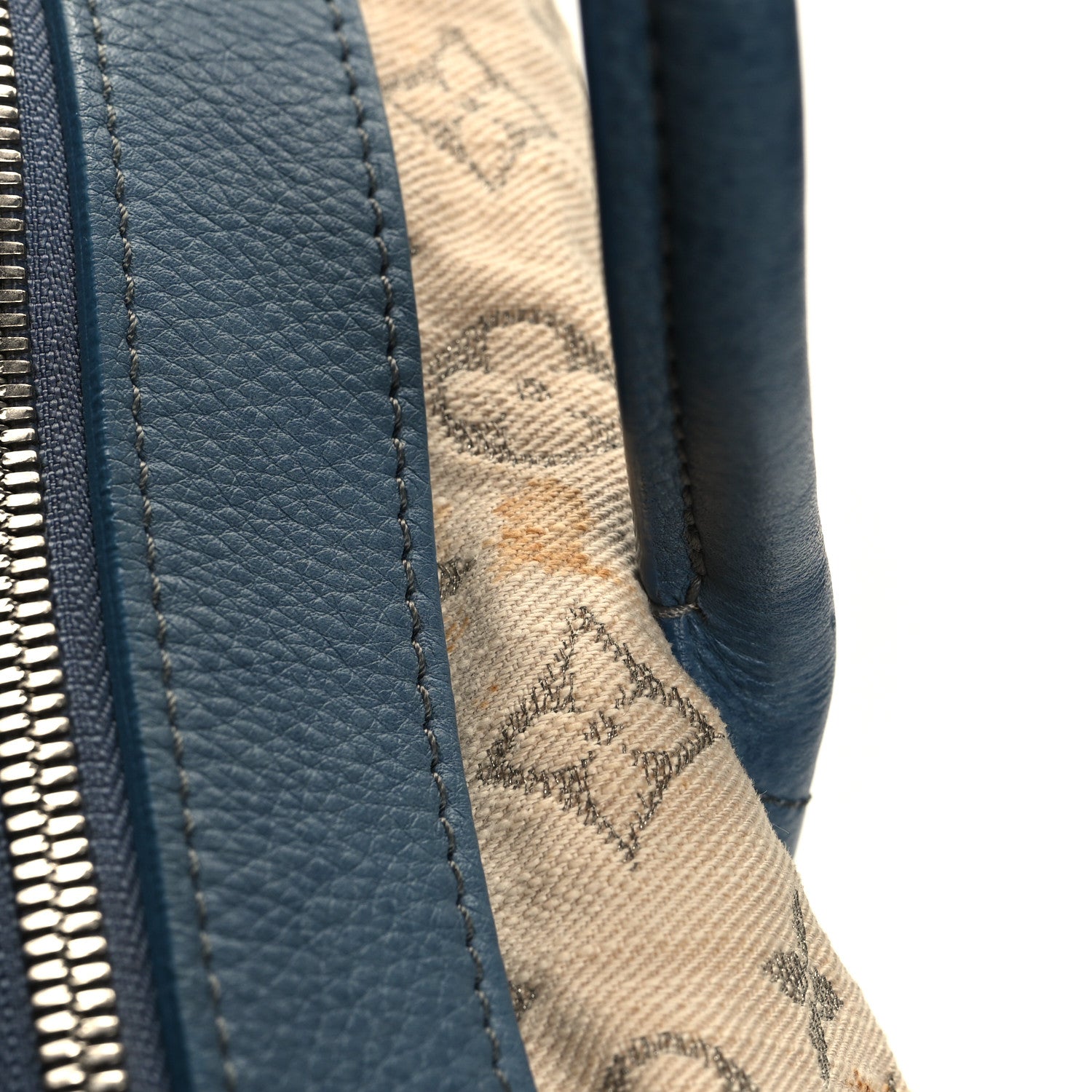 Louis Vuitton Denim Speedy Round GM Blue 16 of 16