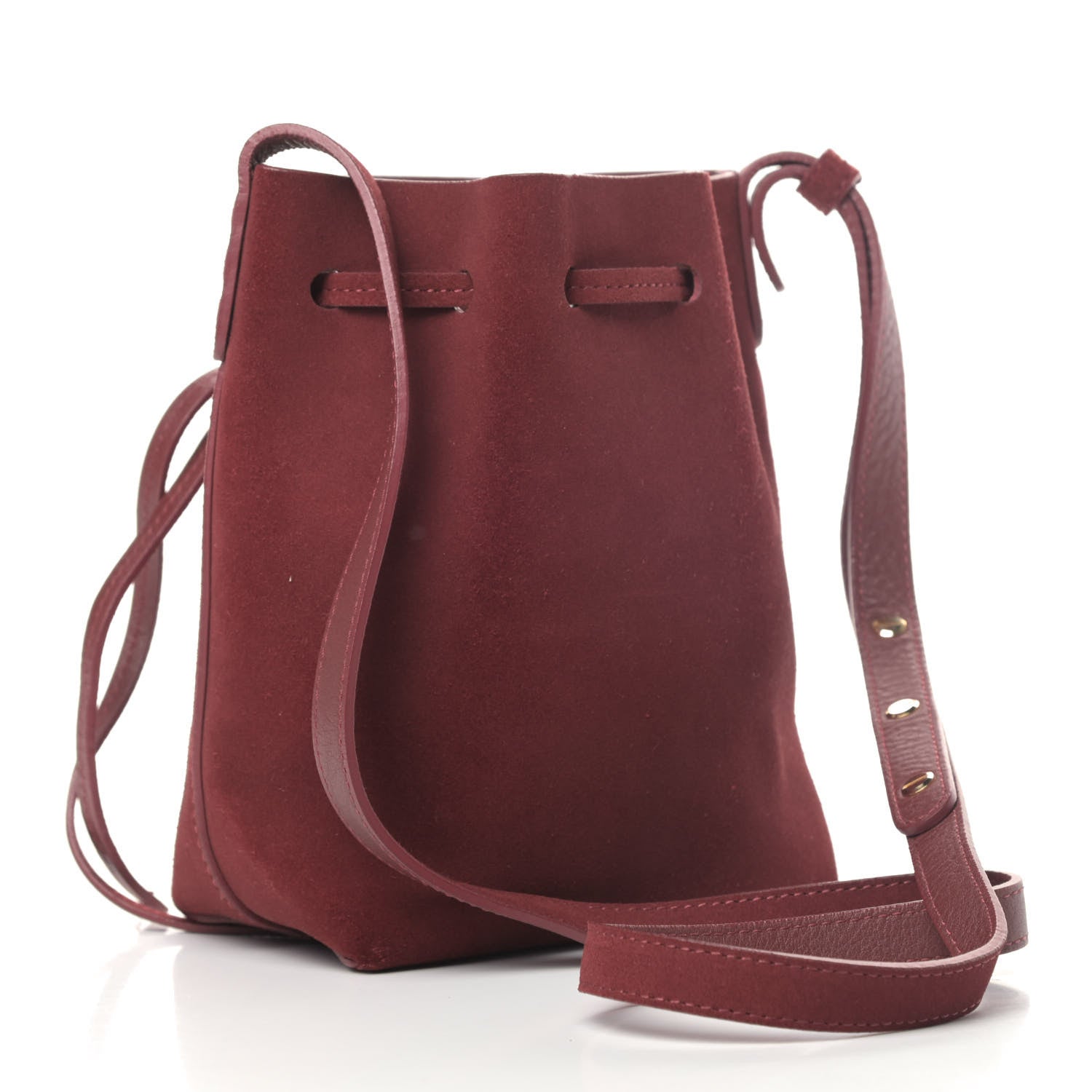 Mansur Gavriel Suede Bucket Bag Rococo 2 of 5