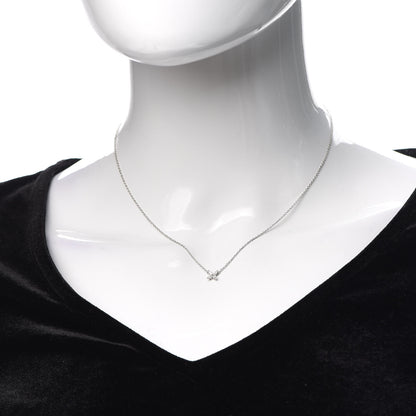 Tiffany Platinum Diamond Mini Victoria Necklace 2 of 5
