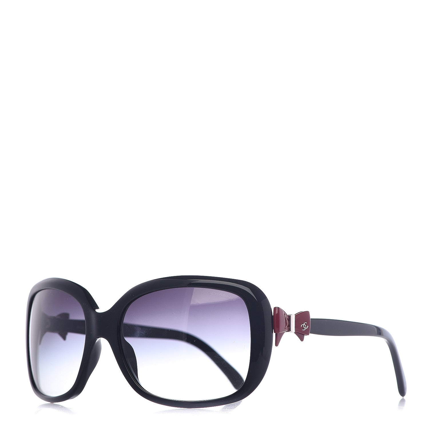 Chanel Acetate CC Bow Sunglasses 5171 Black White 1 of 7