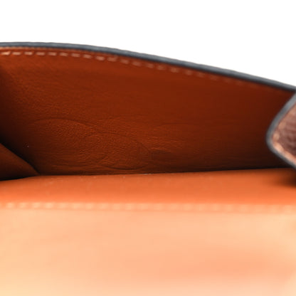 Loewe Grained Calfskin Anagram Trifold Wallet Tan 6 of 11