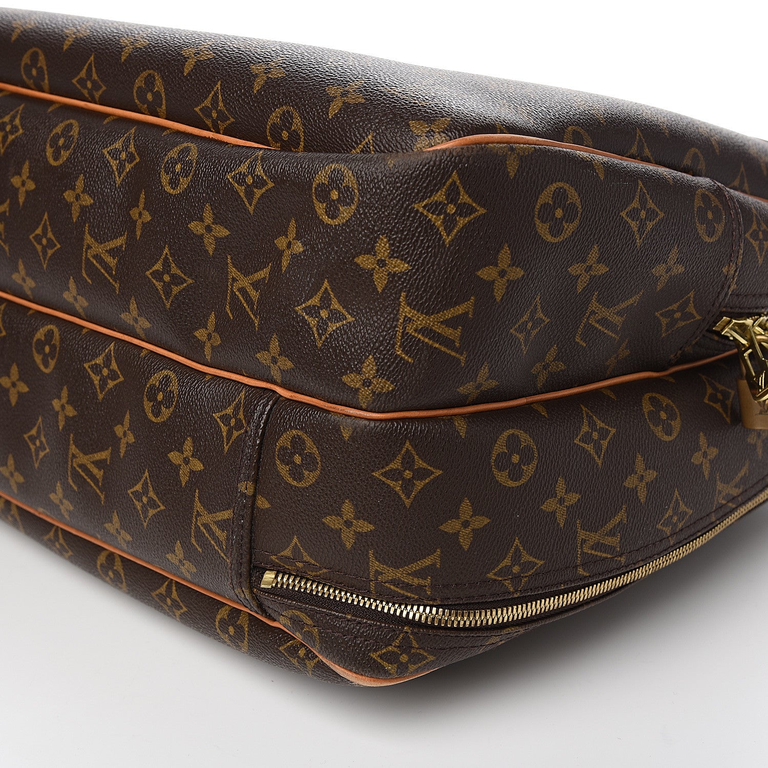 Louis Vuitton Monogram Alize 2 Compartment Luggage Travel Bag 8 of 8