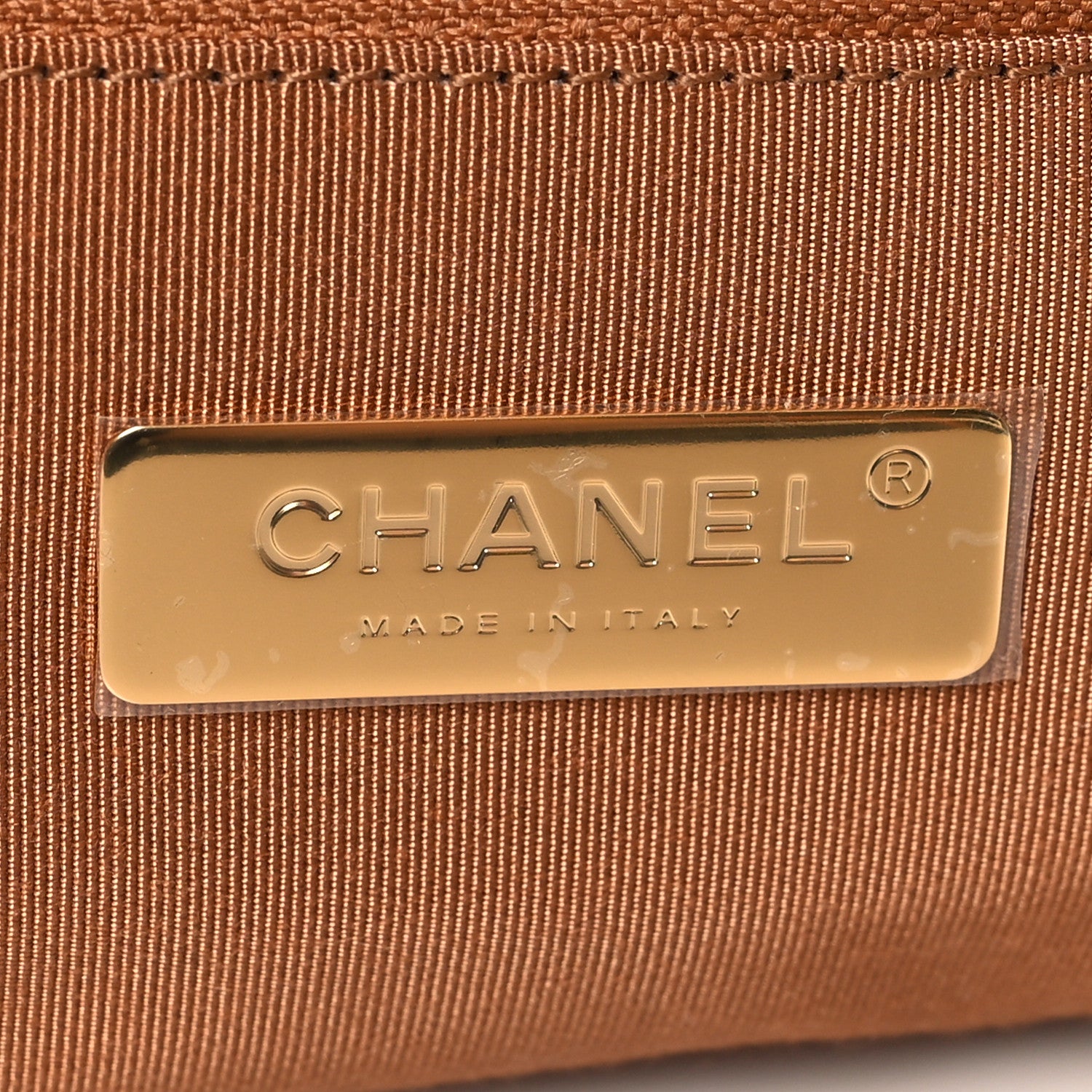 Chanel Lambskin Quilted Medium Chanel 19 Flap Brown 6 of 11