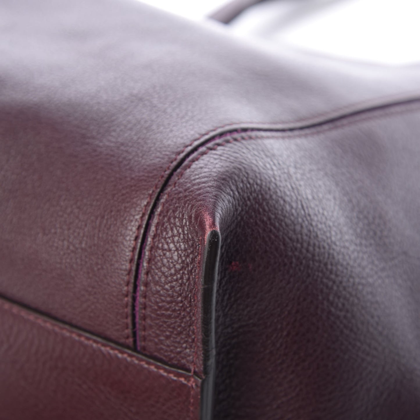 Smooth Calfskin Medium Milo Shopping Tote Intense Violine