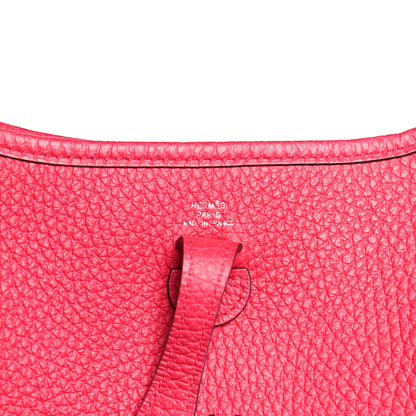 Hermes Taurillon Clemence Evelyne TPM Rose Extreme 5 of 10