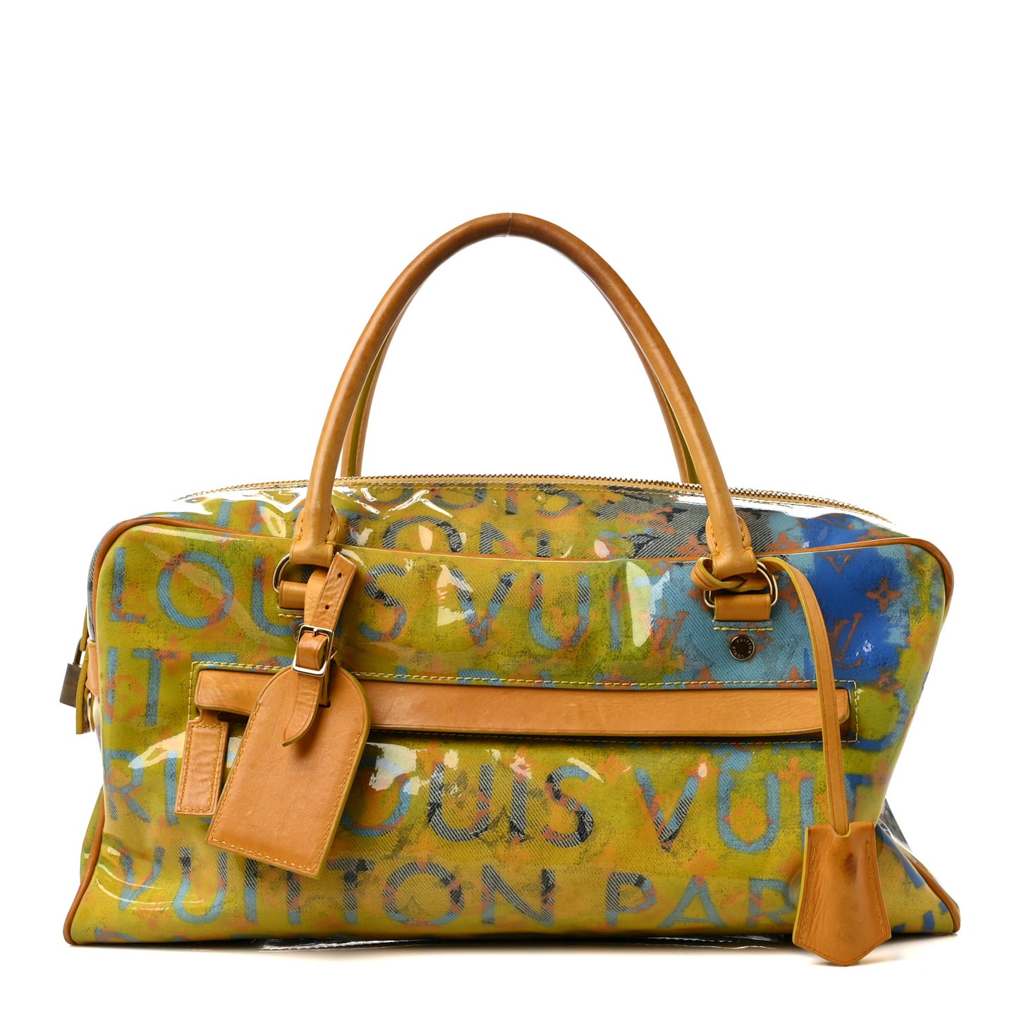 Monogram Pulp Defile Weekender PM Yellow