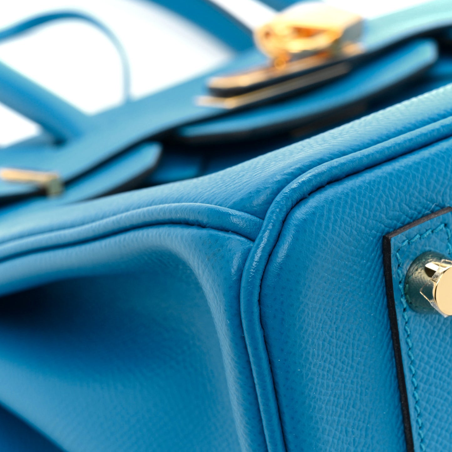 Epsom Birkin 30 Bleu Zanzibar