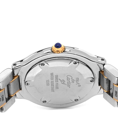 Cartier Stainless Steel 18K Yellow Gold 31mm Must De 21 Quartz Watch 4 of 4