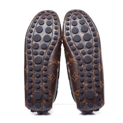 Louis Vuitton Patent Reverse Monogram Gloria Loafers 39 10 of 13