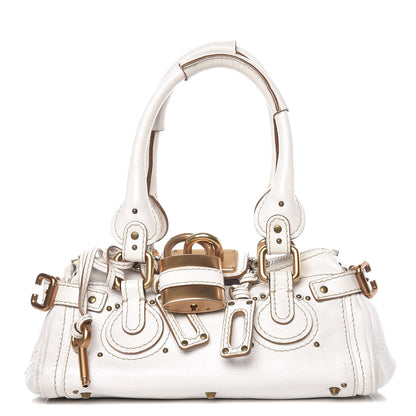 Chloe Calfskin Small Paddington Satchel White 1 of 18