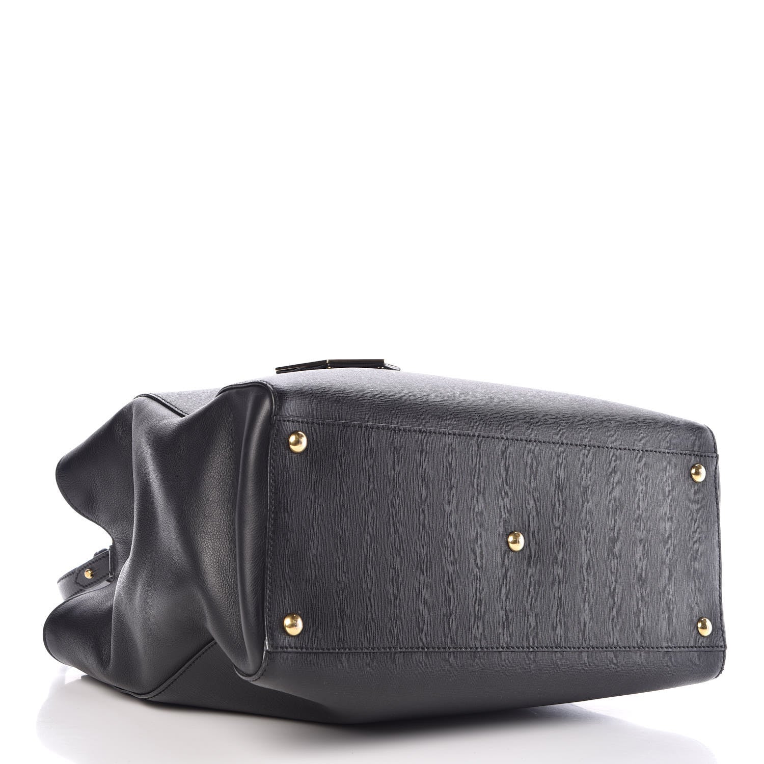 Fendi Vitello Elite Regular 2Jours Tote Black 5 of 13