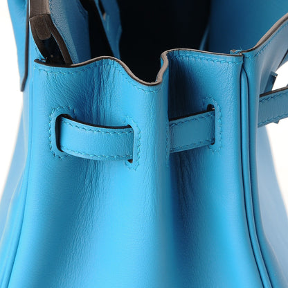 Hermes Swift Birkin 25 Bleu Zanzibar 26 of 32