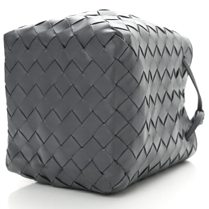 Bottega Veneta Nappa Intrecciato Small Drawstring Bucket Bag Thunder 9 of 9