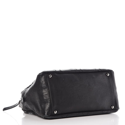 Chanel Calfskin Small Diamond Stitch Tote Black 4 of 10
