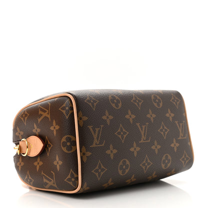 Louis Vuitton Monogram Speedy Bandouliere 20 Black 4 of 10