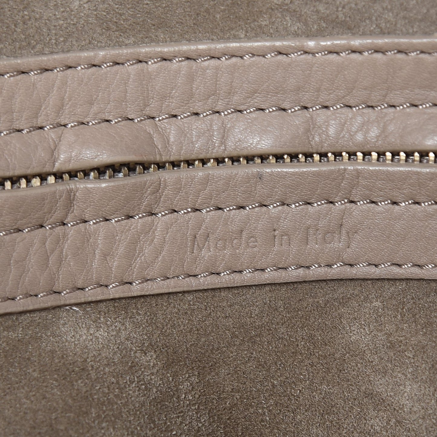 Supple Calfskin Medium Phantom Luggage Beige