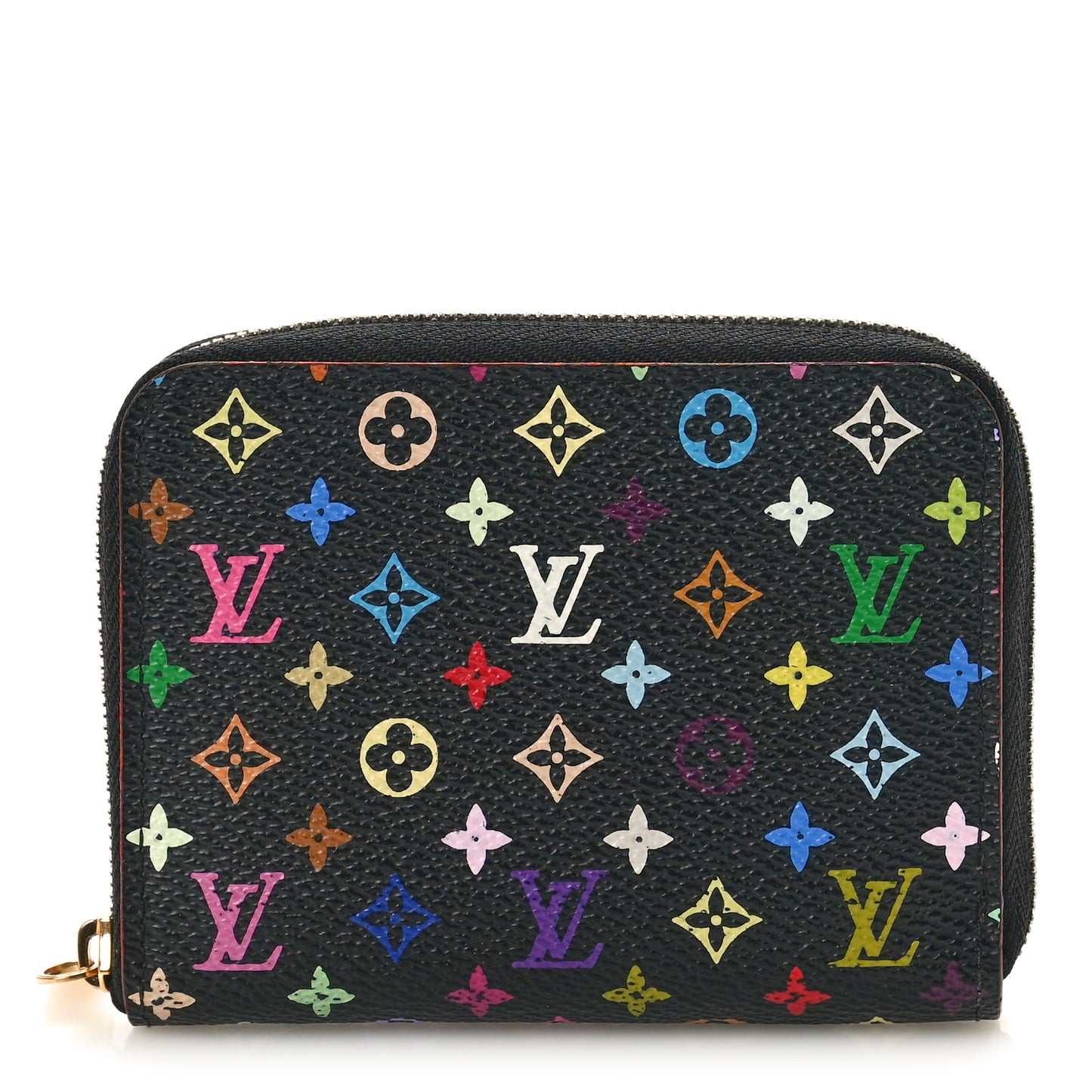 Monogram Multicolor Zippy Coin Purse Black Grenade