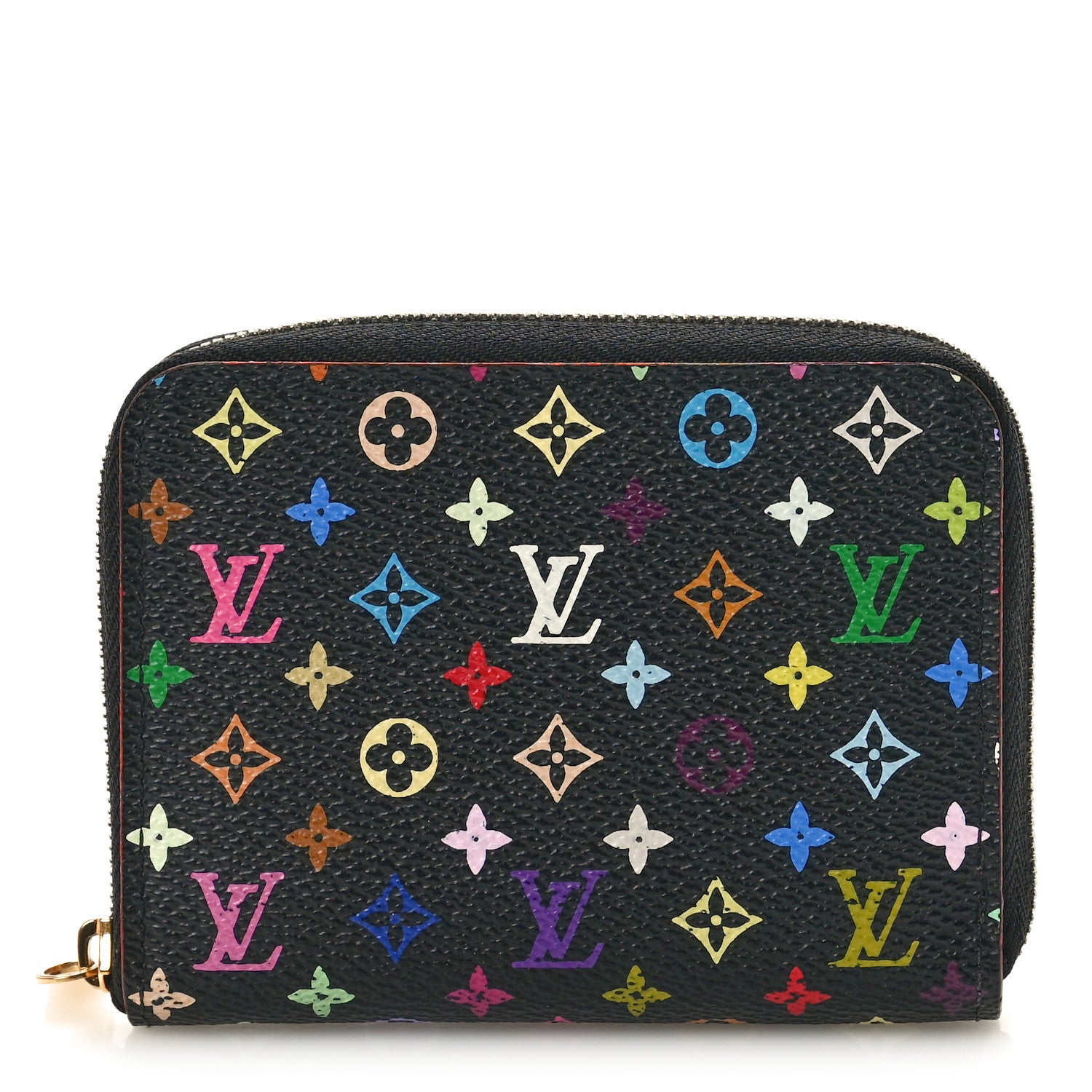 Louis Vuitton Monogram Multicolor Zippy Coin Purse Black Grenade 1 of 8