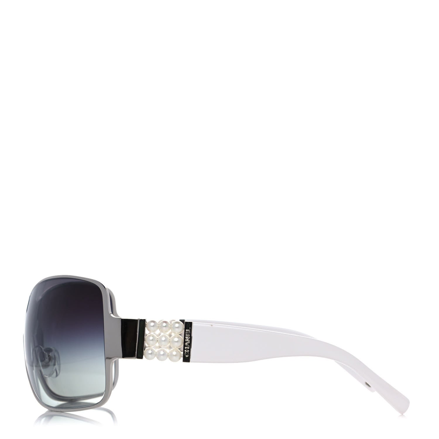 Chanel Pearl Sunglasses 4177-H White 3 of 9