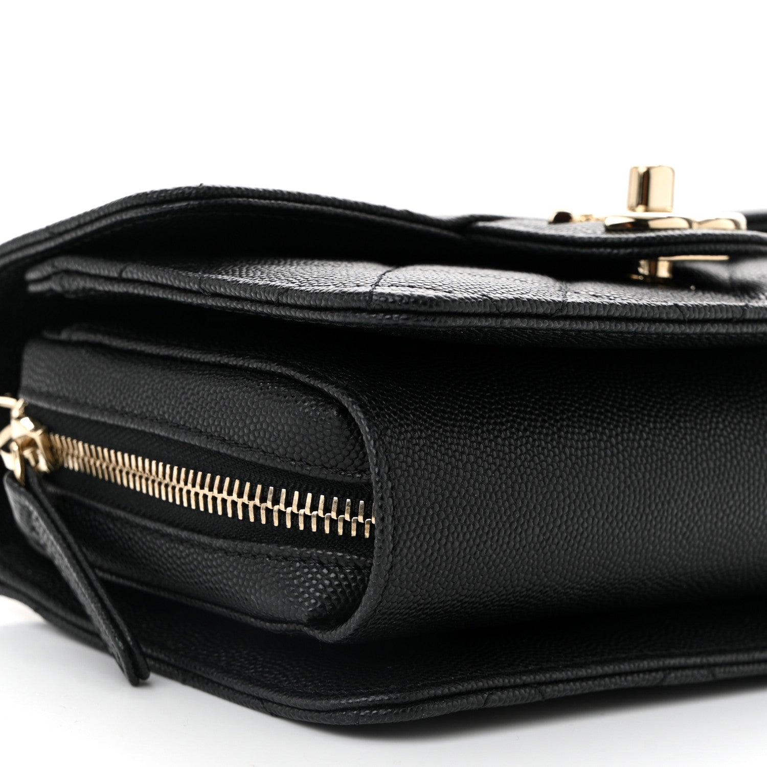 Chanel Caviar Quilted Like A Wallet Flap Black 9 of 10