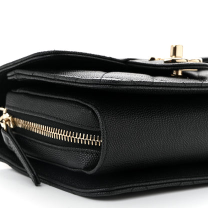 Chanel Caviar Quilted Like A Wallet Flap Black 9 of 10