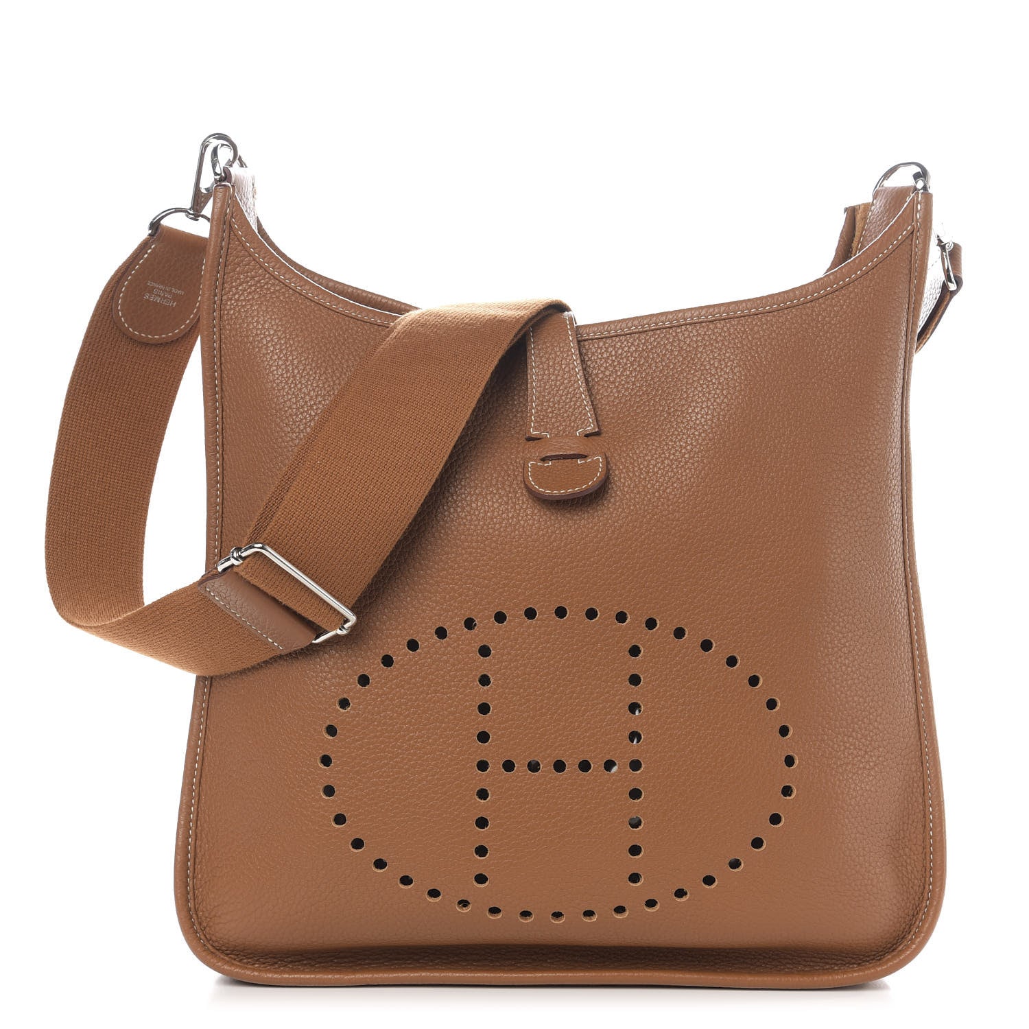 Hermes Taurillon Clemence Evelyne III GM Gold 1 of 11
