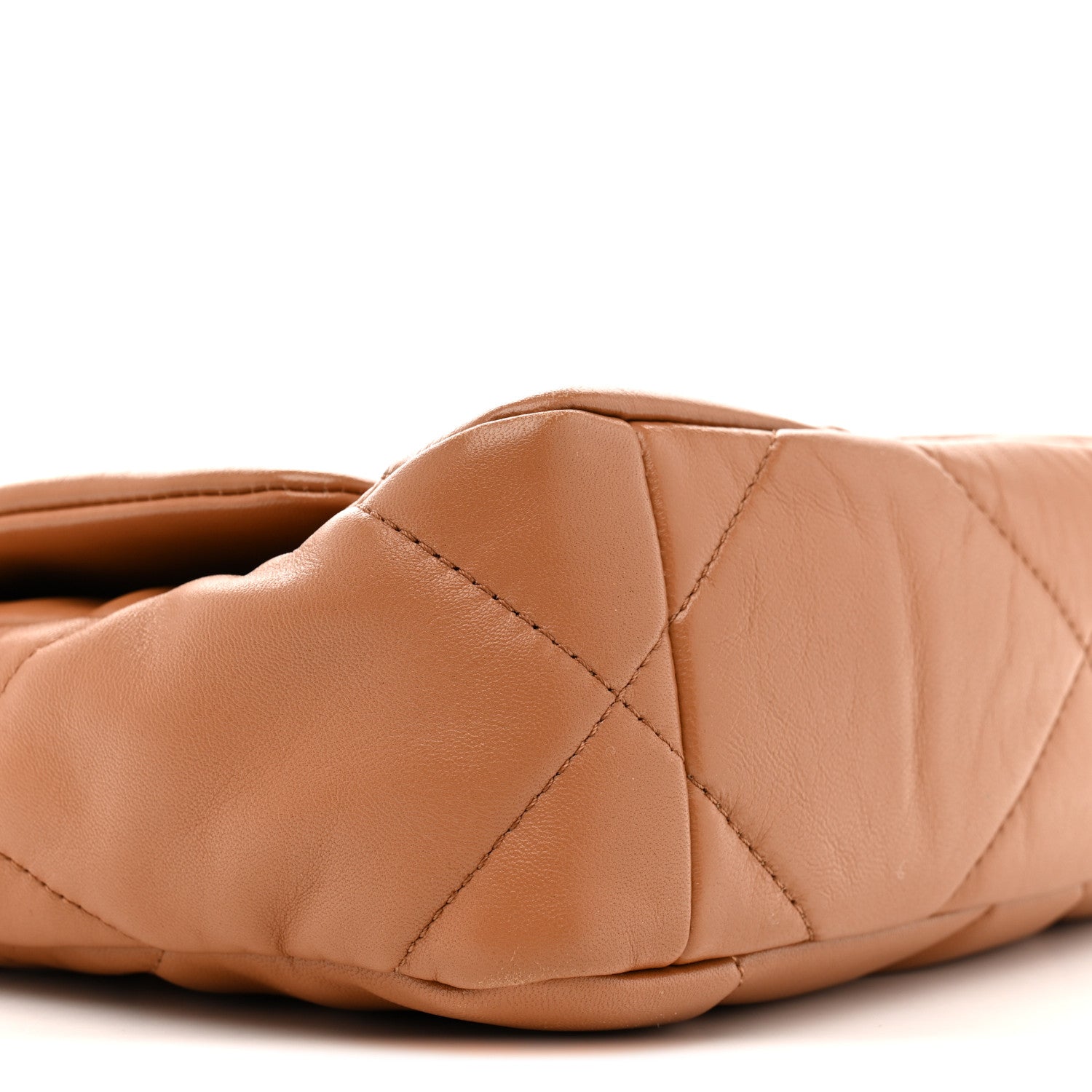 Chanel Lambskin Quilted Medium Chanel 19 Flap Brown 9 of 13