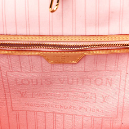 Louis Vuitton Damier Azur Tahitienne Neverfull MM 7 of 14