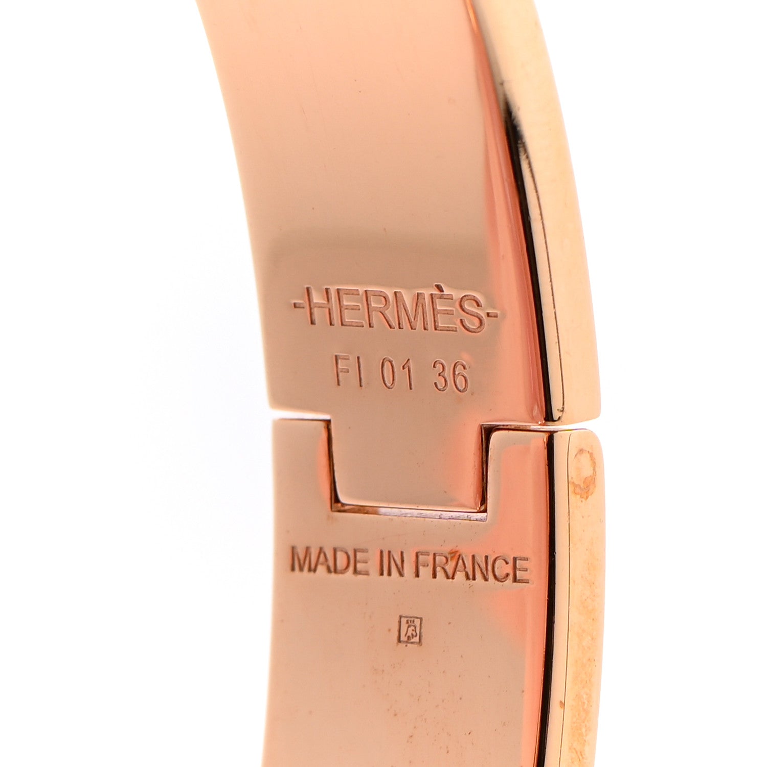 Hermes Narrow Enamel Clic Clac H Bracelet PM Aigue Marine 4 of 4