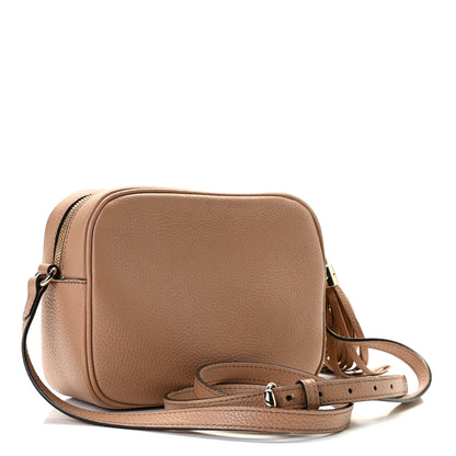 Gucci Pebbled Calfskin Small Soho Disco Bag Rose Beige 3 of 9