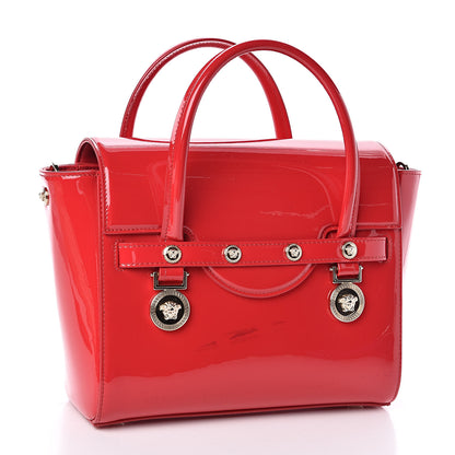 Versace Patent Small Signature Bag Red 3 of 12