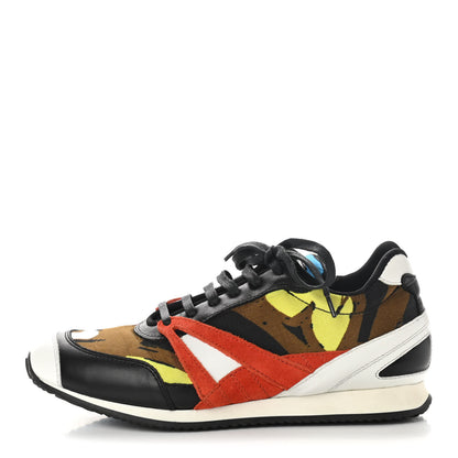 Balenciaga Fabric Suede Calfskin Womens Sneakers 38 Multicolor 1 of 10