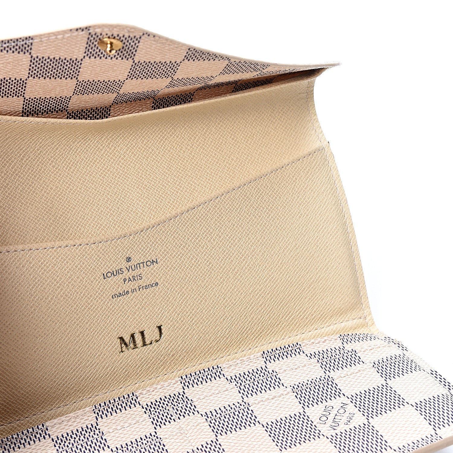Louis Vuitton Damier Azur Josephine Wallet 8 of 9