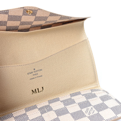 Louis Vuitton Damier Azur Josephine Wallet 8 of 9