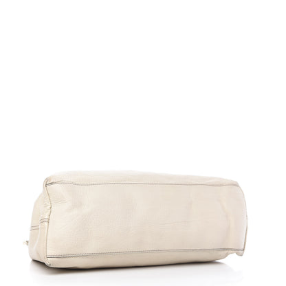Gucci Pebbled Calfskin Medium Soho Chain Shoulder Bag Off White 4 of 11