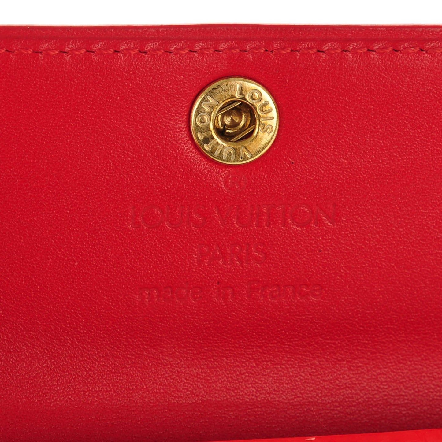 Vernis Ludlow Wallet Rouge