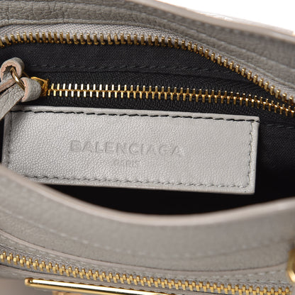 Balenciaga Chevre Gold Metallic Edge Hardware Mini City Gris Glace 6 of 9