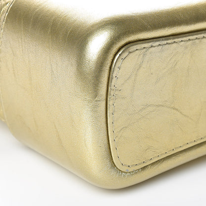 Chanel Metallic Aged Calfskin Quilted Medium Gabrielle Gold 9 of 10