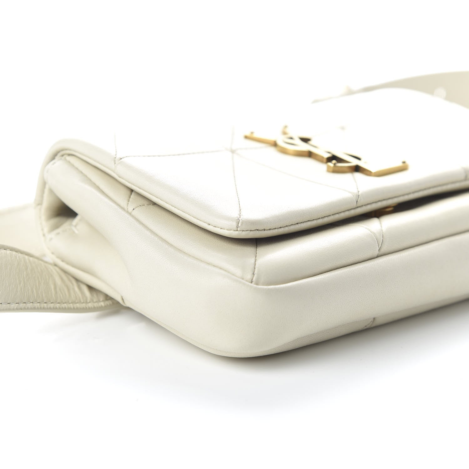Saint Laurent Lambskin Monogram Jamie Belt Bag Crema Soft 6 of 9