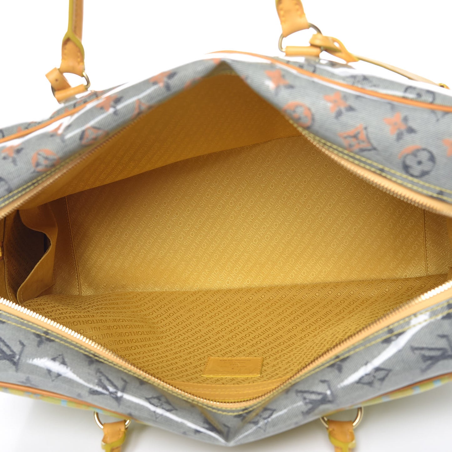 Monogram Pulp Defile Weekender GM Yellow