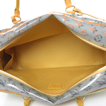 Louis Vuitton Monogram Pulp Defile Weekender GM Yellow 5 of 18